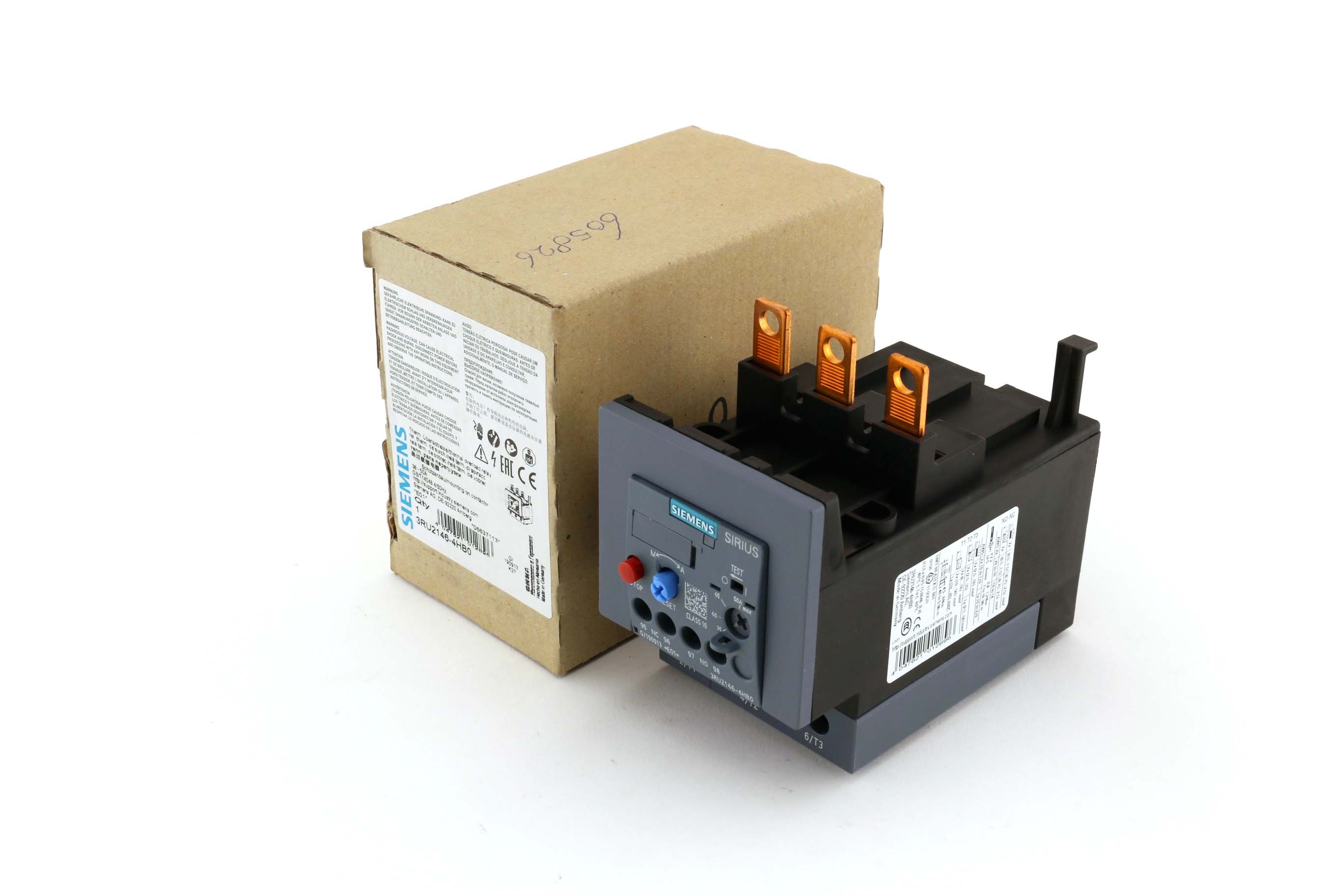 Siemens 3RU2146-4HB0 THERM. OVERLOAD RELAY. 36...50 A — Electronics & PCBs