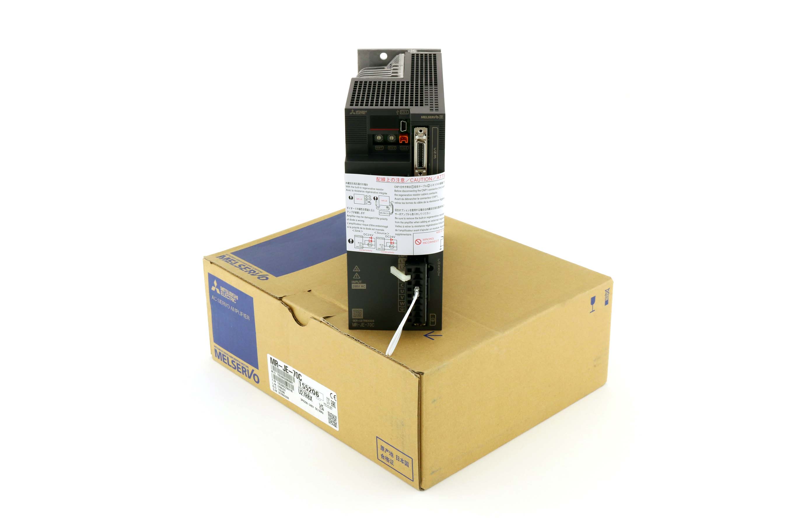 MR-JE-70C Mitsubishi Electric, Servomotores y servoaccionamientos