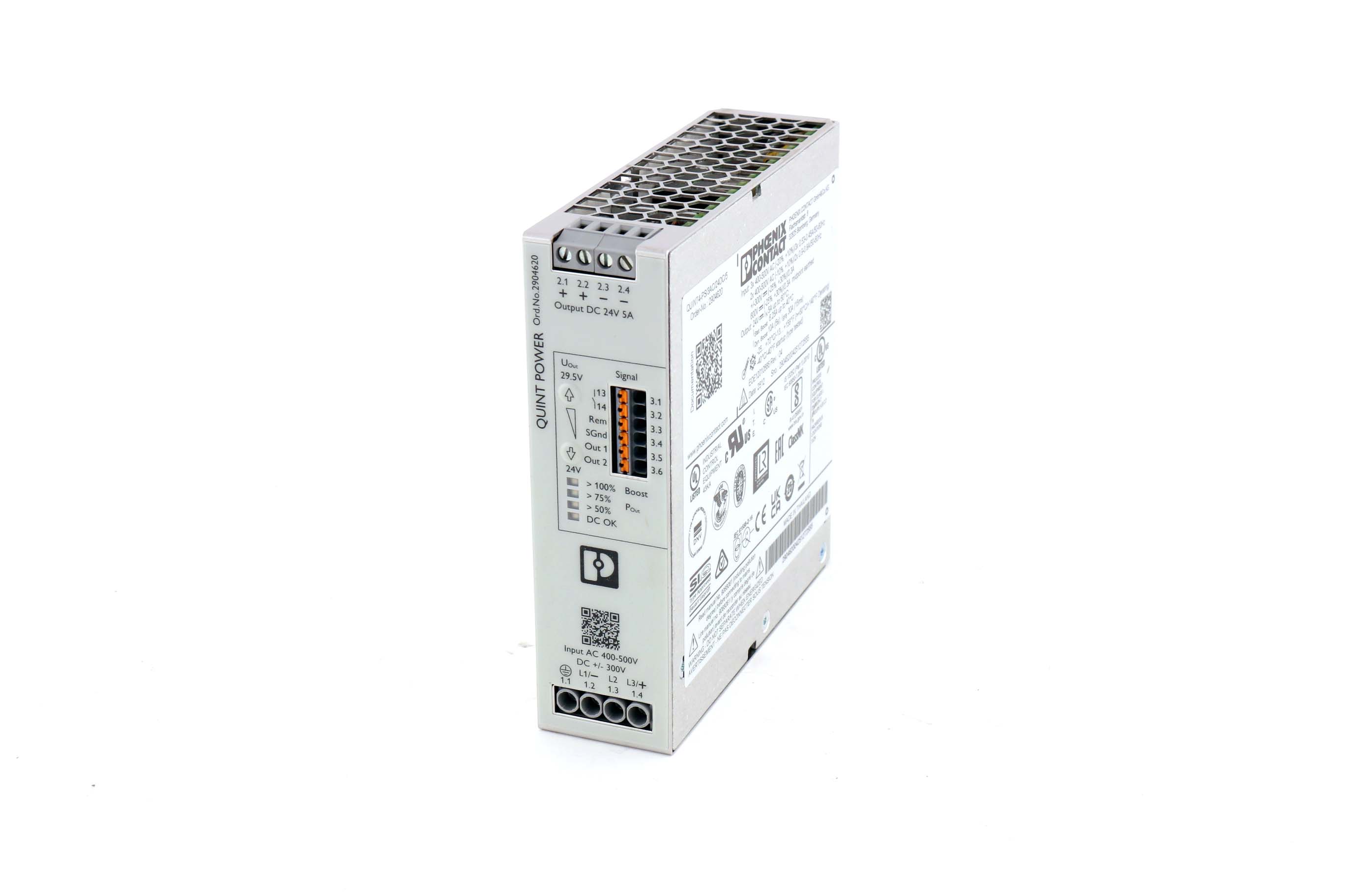 Phoenix Contact 2904620 QUINT4-PS/3AC/24DC/5 - Power supply unit — SPS